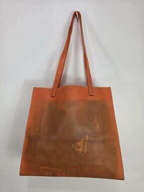 Beach Waterproof Orange Tote Bag